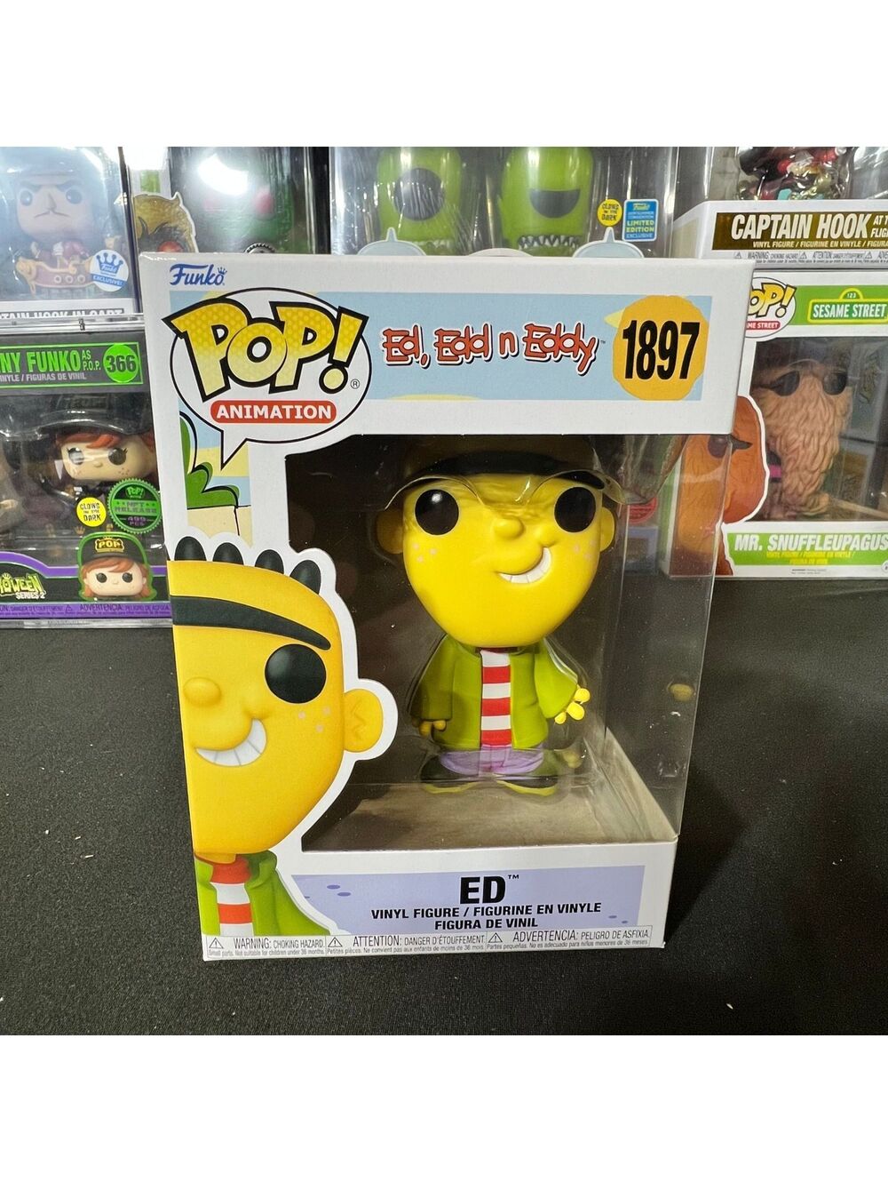 Funko Pop Animation Ed Edd n Eddy Ed Vinyl Figure 1897 Cartoon Network